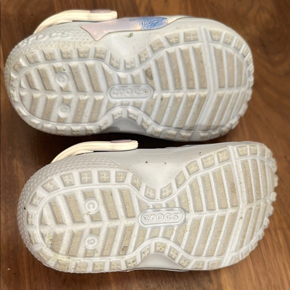 Crocs Disney Frozen toddler size 9C  - Light Blue - Picture 5 of 6